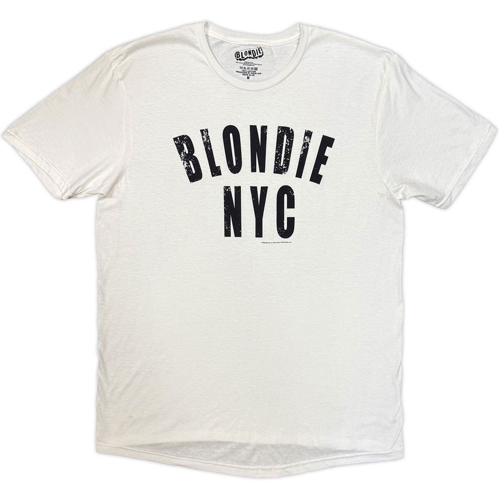 Blondie - NYC Heren Tshirt - Wit